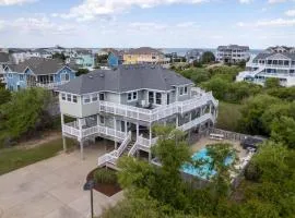 Third Row Whalehead Home with Pool and Spa Sleeps 22