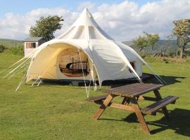 Tal-y-fan farm 6m stargazer tent, glamping site in Bridgend