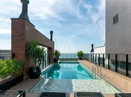 205- Studio com piscina em Bombas