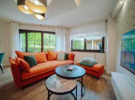 Dolina Wikingów-apartament typu Suite Deluxe z 16 m tarasem w ogrodzie, miejscem w garażu i dostępem do strefy Wellness