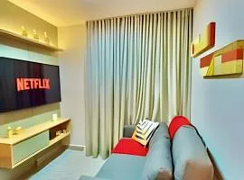 REFUGiO Studio novo c/cama Queen e Ar Condicionado
