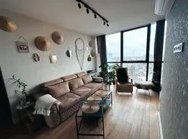 Cozy Bali Style Relax & Coffee & Yoga & Work room