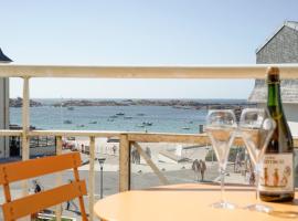Le 123 Armoric - Balcon vue mer - 50m de la plage - Confort et moderne - 70m2，位于提赫嘎它尔的酒店