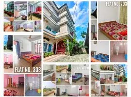 TAJ RESIDENCY Holiday Homestay -Entire 1BHK & 2BHK private apartments -call 767OOO54OO