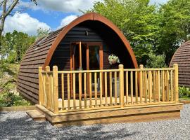 Cosy Pod by The Moor & Fishing，Cheriton Bishop的木屋