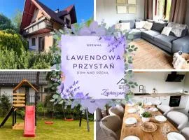 LAWENDOWA PRZYSTAŃ - dom nad rzeką - Brenna, 10 osób, ogród, plac zabaw