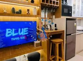 SolAzur Staycation SMDC South Residences Las Piñas with 100MBPS Wifi &NETFLIX &BAR STATION &CITY LIGHTS VIEW