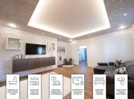 Ring48 City Living - modernes Wohnen mit Wohlfühlambiente mitten im Stadtzentrum - vollausgestattete Küche, Bad mit Duschbadewanne, Parkplatz