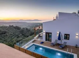 Archontiki Veranda - Design Villa in Crete with Heated Pool, Jacuzzi & Dreamy Views