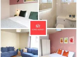 Modern 4 Bedroom Home in Cul-de-sac - 13 mins to New St - Free Parking & Netflix - Sleeps 7