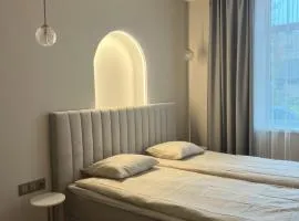 Apartamentai pirmame aukšte, miesto centre