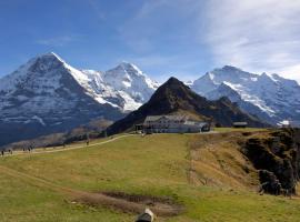 Berghaus Männlichen, nakvynės su pusryčiais namai Grindelvalde