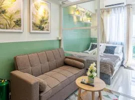 Serene Studio with Balcony, Sunset Views and City View