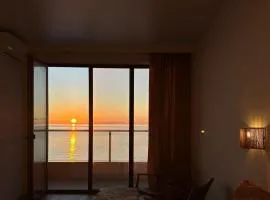 Sunset sea view at Bamboo Beach