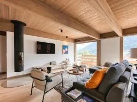 Chalet neuf 5 chambres, 10 pers, vue Mont Blanc, parking, wifi - FR-1-663-28