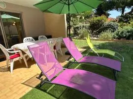 JolieT2 ,RDC,piscine,clim,parking,tennis ,Canet en Roussillon