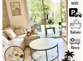 Temple Luxe- Balnéo et Jardin, wifi, parking privé securisé