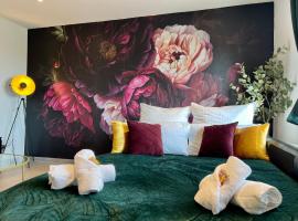 flair Apartment Blossom I BBQ I 2xParken I Terrasse I Kaffee I Waschmaschine I Disney plus, hotel 3 estrelas em Fulda