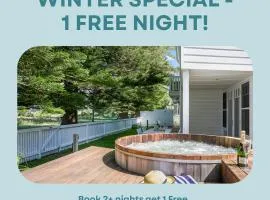 Beach Front House Outdoor Hot Tub Sauna