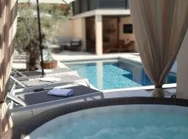 Villa Nostalgia - with private heated pool, jacuzzi and sauna