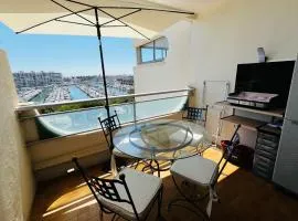 Nouveau, studio Port de Carnon 4 personnes