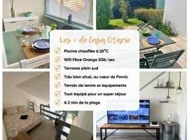 Casa Otarie avec piscine et terrasse -Proxi plage, port, gare