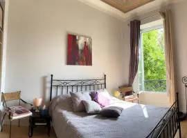 Chambre et Terrasse Vue Jardin Alsace Lorraine Victor Hugo