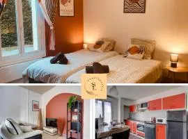 T1 Confortable avec parking, proche Lyon, Idéal couples ou travailleurs