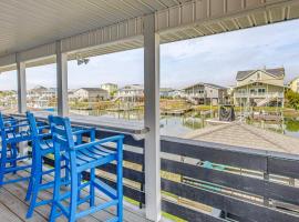 Gorgeous OIB Escape with Dock and Canal View!, hotel in Ocean Isle Beach