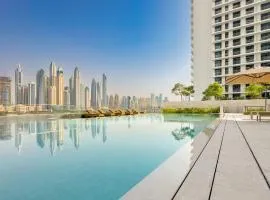 Escape24 Luxury 1BR with Sea View and Beach Access, Dubai Harbour