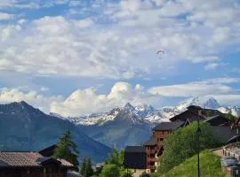 Studio confortable à Vallandry, 20 m² avec vue montagne