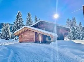 Chalet montagnard chaleureux avec poêle, terrasse et animaux acceptés - FR-1-505-154