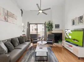 Mid-Century, Two-story with private Balconies & Pool view