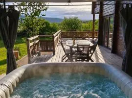 Chalet d'exception avec sauna et jacuzzi - vue imprenable sur la campagne