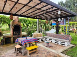 Espectacular cabaña campestre con granja