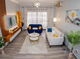 Luxury 2BR Apartment with AC, Wi Fi, Backup Power Ideal for Families , Bukoto