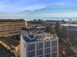 Nonanteneuf appart hōtel Vevey - contactless check-in, alojamiento con cocina en Vevey