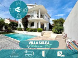 Villa Solea, piscine et Méditerranée Titre fr，位于贝济耶的酒店