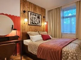stilvolles Design Apartment in Gohlis mit WLAN,Netflix, Waschmaschine