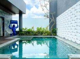 Luxury Villa pemandangan sawah - fulton Regatta 3BR, hotel din Ngaglik
