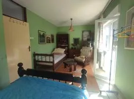 Lakeside gallery room