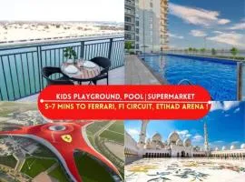 Luxury Waterfront 3BR, Pool, Canal Views! Yas Island