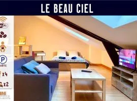 Le Beau Ciel - 2 lits doubles, bureau