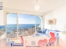 Amazing Sea View T2- Near Monaco
