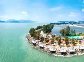Trichrome Marina Island Minimalist Villa with Balcony