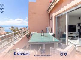 Stunning Renovated 1-Bedroom Breathtaking View, hotel in Beausoleil