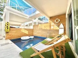 Beach home pool villa bangsaray