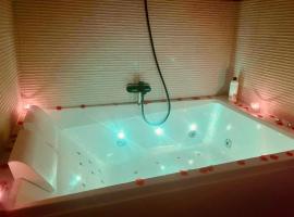 Studio romantique avec baignoire balnéothérapie duo et jardin proche de Colmar et Kaysersberg pour 2 personnes, hotel v destinaci Lapoutroie