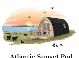 Atlantic Sunset Pod, Isle of Benbecula, ξενοδοχείο που δέχεται κατοικίδια στο Balivanich