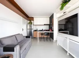 Conforto e vista do 17º andar | A/C e Wi-Fi 500Mb